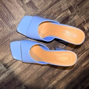 Rouge Helium Sky Blue Mules